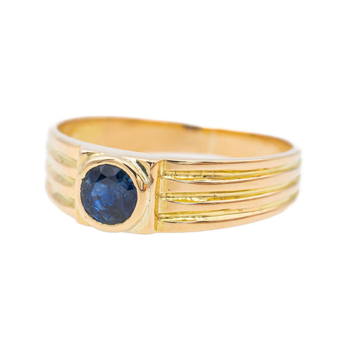 Bague 49 Bague Or jaune Saphir 58 Facettes 3288743CN