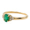 Bague 53 Bague Or jaune Emeraude 58 Facettes 2711420CN