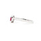 Bague 52 Bague avec rubis coeur ct 0,22 et diamants environnants 58 Facettes