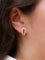 Boucles d'oreilles Boucles d'oreilles vintage diamants rubis 0,8 ct 58 Facettes J450