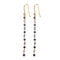 Boucles d'oreilles Boucles d'oreilles pendantes avec diamants, saphirs et tanzanite 58 Facettes 33053