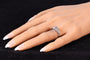Bague 53 Vintage Art Déco 1910 Edwardian Diamond Ring 58 Facettes 24246-0392