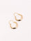 Boucles d'oreilles Créoles vintage or champagne 58 Facettes J446