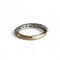 Bague 61 Demi-alliance en or 18 carats avec 11 diamants 58 Facettes 360