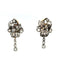 Broche Parure Fleur En Diamants, Argent Et Or 19ème Siècle 58 Facettes