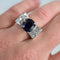 Bague 56 Bague Tank Art Déco Or, Saphir et Diamants 58 Facettes 365