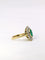 Bague Bague marguerite émeraude ovale diamants 58 Facettes J396