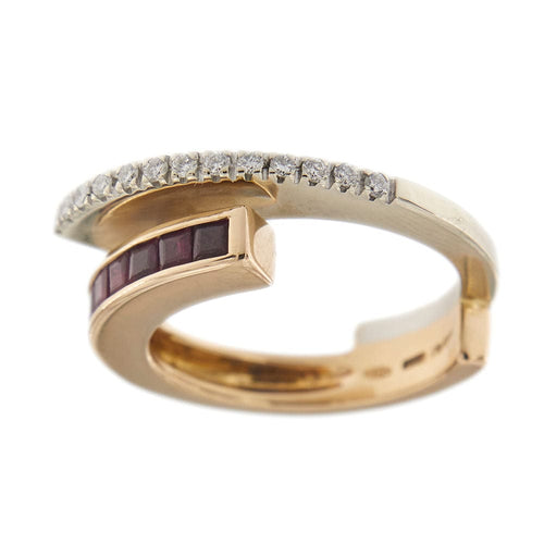 Bague 55 Bague rubis et diamants 58 Facettes 24158