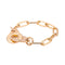 Bague 54 Dinh Van Bague Menottes Or rose 58 Facettes 4098672RV