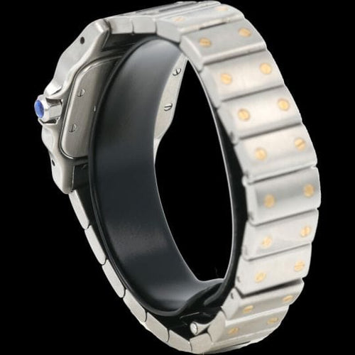 Montre Cartier Montre Santos De Cartier Galbee Pm 58 Facettes MT43964