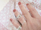 Bague 54 Bague Diamants Or Blanc 18 K 58 Facettes AA 1447