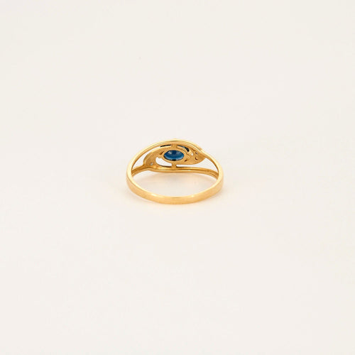 Bague Bague or jaune et blanc saphir 58 Facettes LP930/BET