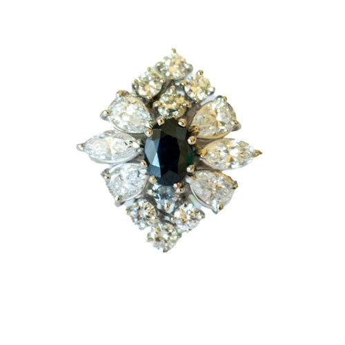 Bague 52.5 bague en or avec diamants 58 Facettes Q76B(930)