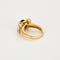 Bague 51 Bague Rouleaux Or Jaune Saphir Diamants Baguette 58 Facettes