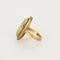 Bague 53 Bague marquise en or jaune et or gris 18K, opale 58 Facettes DIN0097