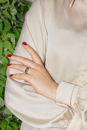 Bague 49 Cartier Bague Trinity Or rose, Or jaune, Or blanc Diamant 58 Facettes 4437821CN