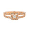 Bague 54 Mauboussin Bague Chance of love Or rose Diamant 58 Facettes 4098657RV
