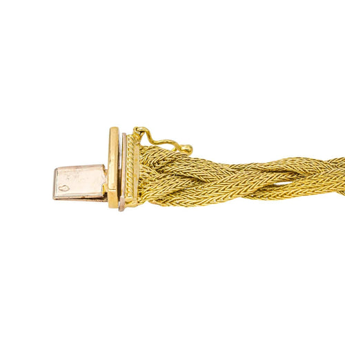 Bracelet Bracelet Tressé Or jaune 58 Facettes 4529045CN