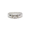 Bague 54 Solitaire or blanc diamant 58 Facettes 220499R