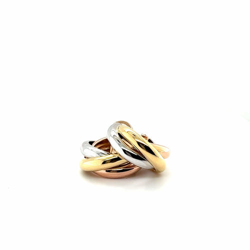 Boucles d'oreilles Cartier - Créole Modèle Trinity Moyen Modèle 58 Facettes 1.0000478/1