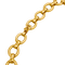 Collier Collier en or jaune, maillons ovales et diamants. 58 Facettes 34706