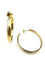 Boucles d'oreilles CARTIER. Collection "Trinity", créoles 3 ors 18K 58 Facettes