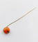 Epingle à foulard or rose, corail, abeille et diamants (circa 1890) 58 Facettes A06220