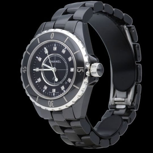 Montre Montre Chanel J 12 Diamants 33 mm Quartz 58 Facettes MT42775