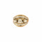 Bague 60 Bague Art Déco or rose 3 diamants 58 Facettes M8908
