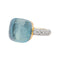 Bague 52 Pomellato Bague Nudo Or rose, Or blanc Topaze, Diamant 58 Facettes 4173823RV