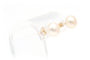 Boucles d'oreilles Boucles d'oreilles contemporaines en or jaune serties de perles 58 Facettes B391