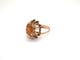 Bague 54 Bague cocktail or jaune 750 mil et citrine 58 Facettes