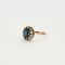 Bague 58 Bague marguerite saphir et diamants 58 Facettes
