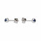 Boucles d'oreilles Boucles d'oreilles Puces Or blanc Saphir 58 Facettes 3089100CN