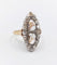 Bague 50 Bague marquise antique or rose 18k et diamants taille roses (circa 1900) 58 Facettes A06286