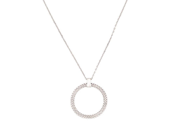 Collier collier MAUBOUSSIN pendentif le premier jour en or blanc 18k 3.4g 58 Facettes 266205
