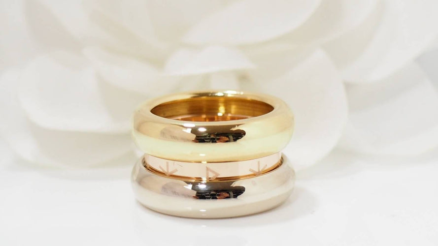 Bague 49 Poiray bague "Symbole" trois ors 58 Facettes 31968
