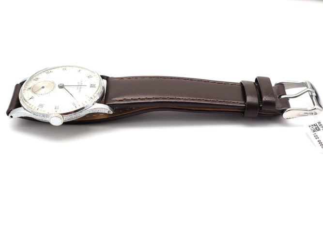 Montre Universal Genève - Montre bracelet cuir marron 58 Facettes