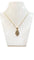 Chaîne et pendentif Main de Fatma or et diamants