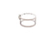 Bague 55 bague MESSIKA glam'azone 2 rangs 06173-wg diamants 0.15ct t55 or 18k 58 Facettes 268297