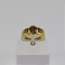 Bague 59 Solitaire diamant cognac et saphirs 58 Facettes