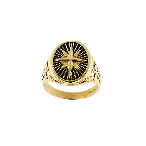 Bague 62 Bague bouclier en or jaune pour homme 58 Facettes 33408