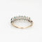 Bague 47 Bague Diamant Émeraude Bande Or Blanc 58 Facettes G13165