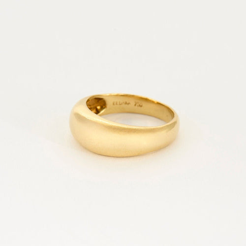 Bague 53 Bague jonc or jaune 58 Facettes CHA01787