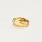 Bague 48 Bague jonc or jaune et gris, diamants 58 Facettes CHAL0178