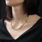 Collier Chaine massive or jaune gourmette alternée limée 58 Facettes CVCH18