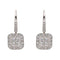 Boucles d'oreilles Boucles d'oreilles Dormeuses Or blanc Diamant 58 Facettes 3230364CN