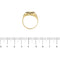 Bague 62 Bague bouclier en or jaune pour homme 58 Facettes 33408