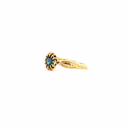 Bague 52 Bague Solitaire or jaune Saphir 58 Facettes 35-GS29558