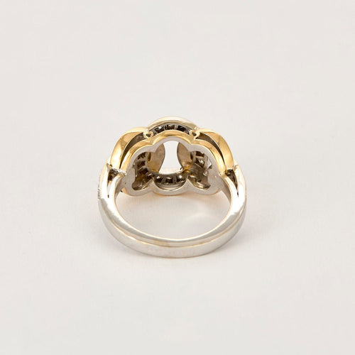 Bague 52 Bague or gris et diamants 58 Facettes GU260